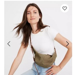 Madewell canvas sling bag NWT